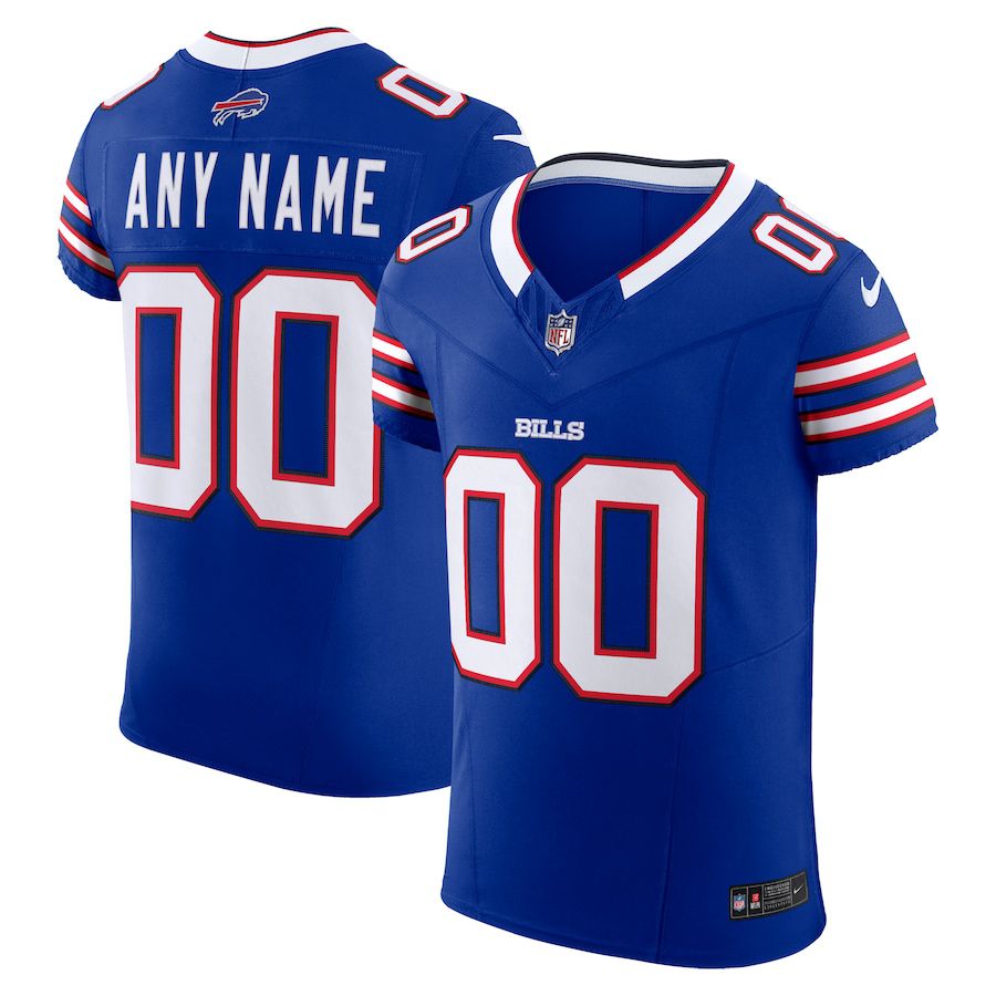 Men Buffalo Bills Nike Royal Vapor F.U.S.E. Elite Custom NFL Jersey->customized nfl jersey->Custom Jersey